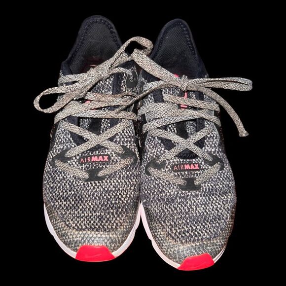 Nike Air Max Sequent 3 Running Shoes Gray/Pink/Black  Size 13C - Picture 2 of 6